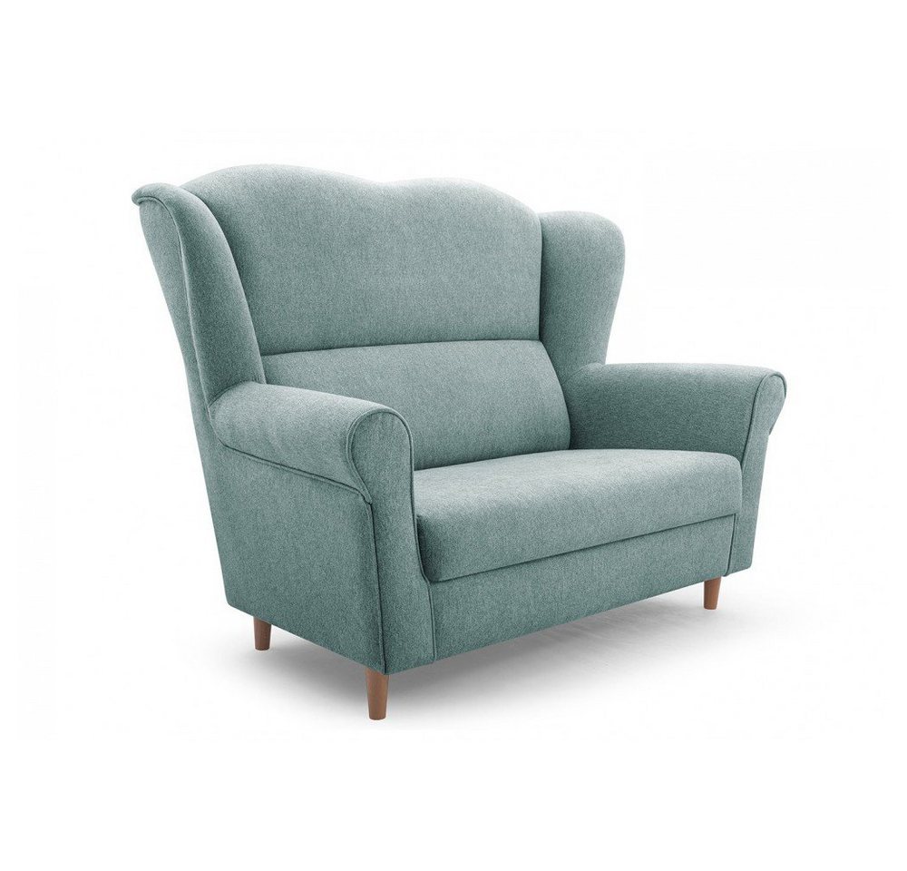 MOEBLO Sofa SILABELLA, Couch Polstermöbel Sitzmöbel Wohnzimmermöbel 2-Sitzer-Sofa Stoffsofa, (BxTxH):144x83x104cm von MOEBLO