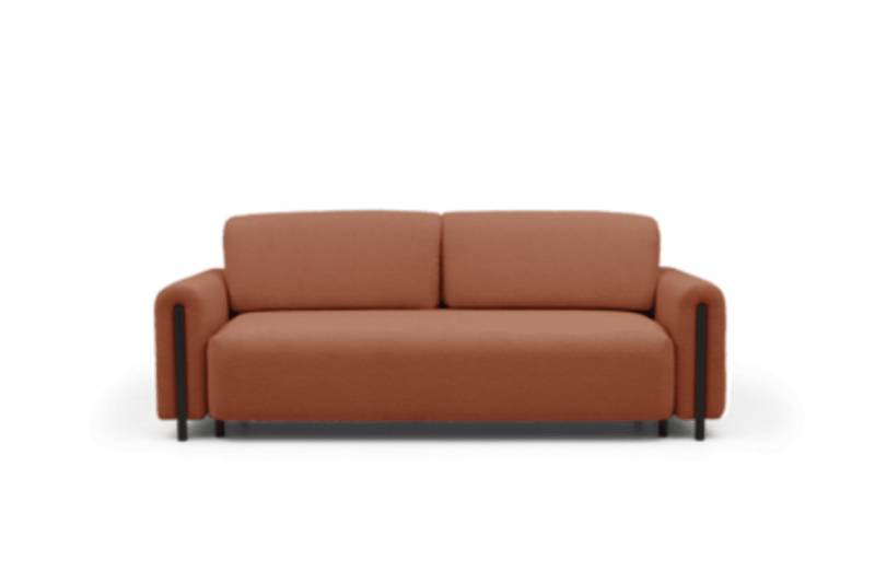 MOEBLO Sofa Supernova, Sofa us Boucle mit Holzeinsatz Couch Polstermöbel Wohnzimmermöbel 3-Sitzer, mit Relaxfunktion von MOEBLO