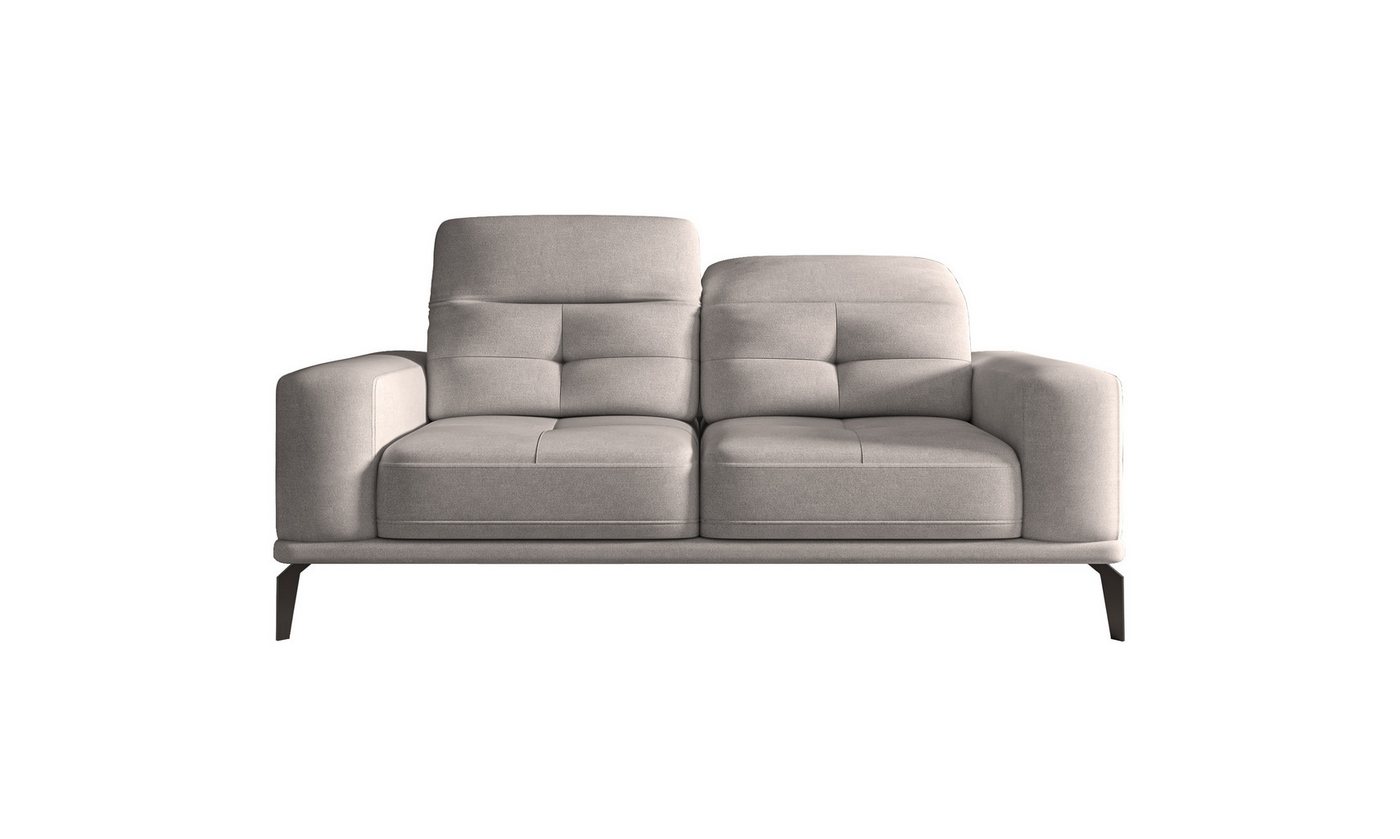 MOEBLO Sofa TORANO, ohne Schlaffunktion Modernes Sofa Kleines Sofa im Wohnzimmer Sofa 2-Sitzer, Verstellbaren Kopfstützen, (BxHxT):195x108x103cm von MOEBLO