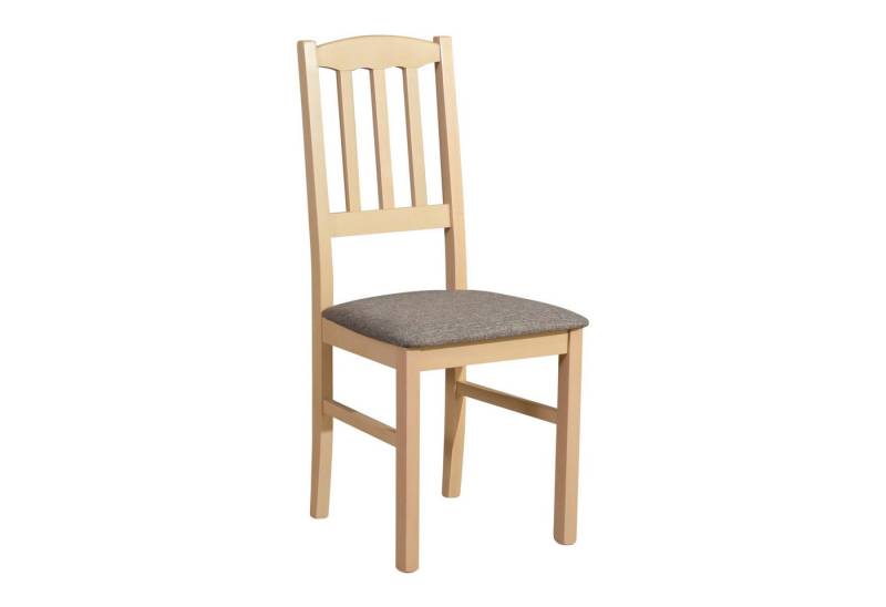 MOEBLO Stuhl BESO 03 (Weiß, Esszimmerstuhl Polsterstühle, Holzstühle, Esszimmerstühle, Sonoma), (BxHxT): 43x90x40cm von MOEBLO