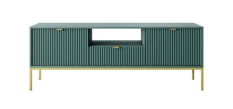 MOEBLO TV-Board Light RTV154 (Lowboard Fernsehtisch TV Bank TV Tisch Fernseher Tisch TV Möbel - RTV-Schrank, geriffelt, moderne), (HxBxT):56 x154x39 cm von MOEBLO