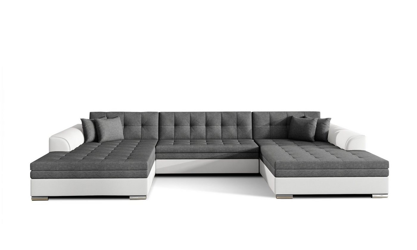 MOEBLO Wohnlandschaft VITI, Couch für Wohnzimmer, Schlafsofa Sofagarnitur Sofa Eckcouch U-Form Wohnlandschaft, mit Schlaffunktion von MOEBLO