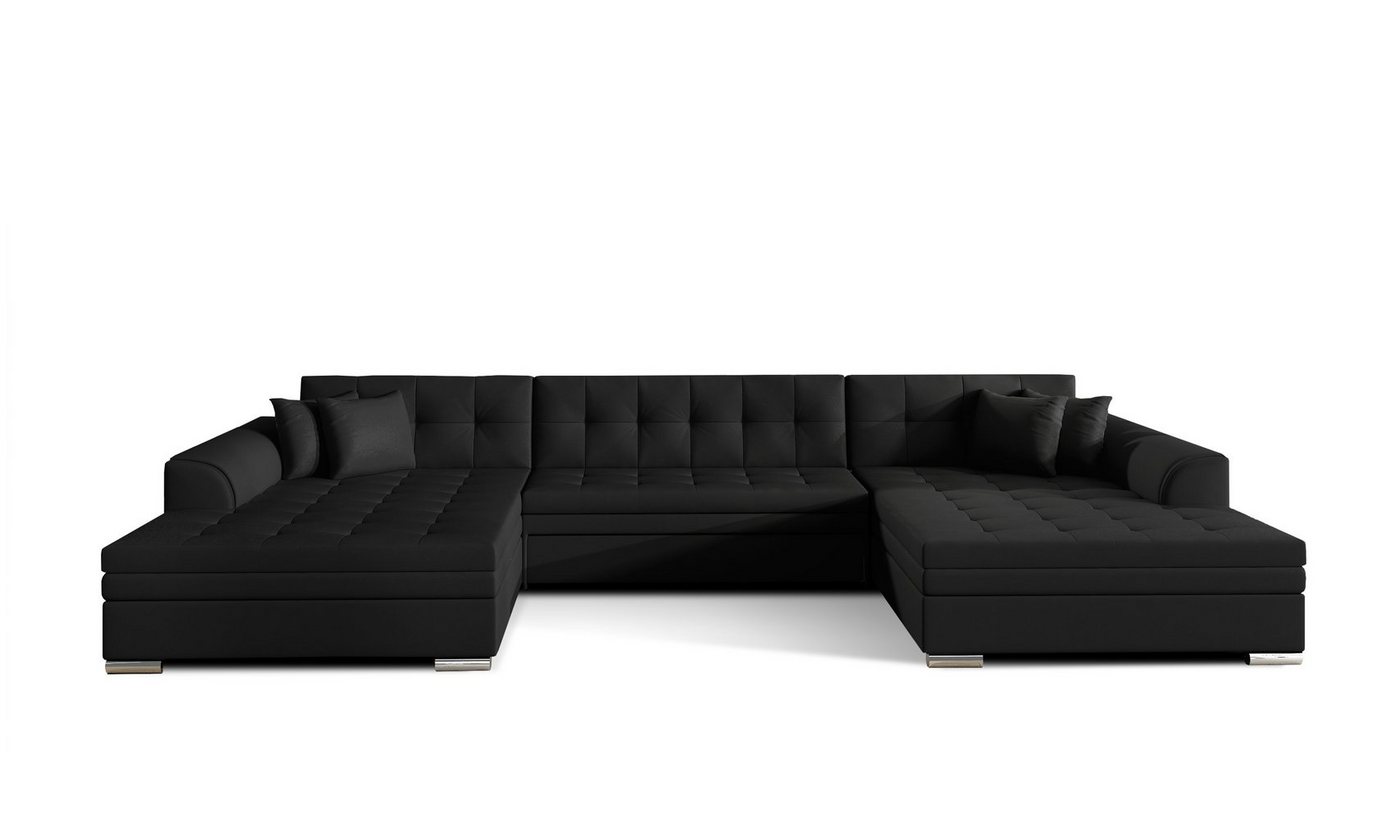 MOEBLO Wohnlandschaft VITI, Couch für Wohnzimmer, Schlafsofa Sofagarnitur Sofa Eckcouch U-Form Wohnlandschaft, mit Schlaffunktion von MOEBLO