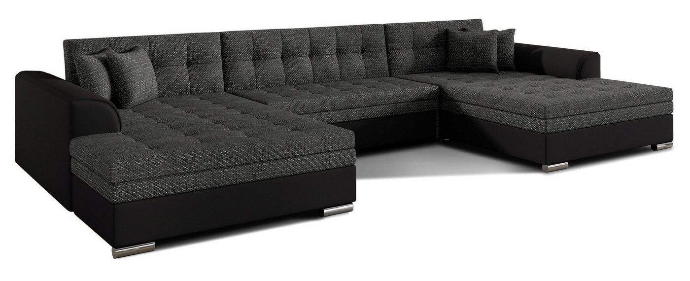 MOEBLO Wohnlandschaft VITI, Couch für Wohnzimmer, Schlafsofa Sofagarnitur Sofa Eckcouch U-Form Wohnlandschaft, mit Schlaffunktion von MOEBLO