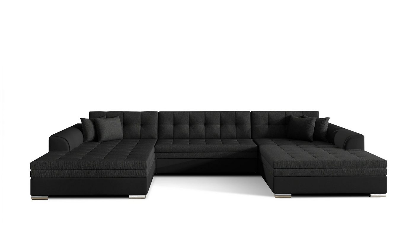 MOEBLO Wohnlandschaft VITI, Couch für Wohnzimmer, Schlafsofa Sofagarnitur Sofa Eckcouch U-Form Wohnlandschaft, mit Schlaffunktion von MOEBLO