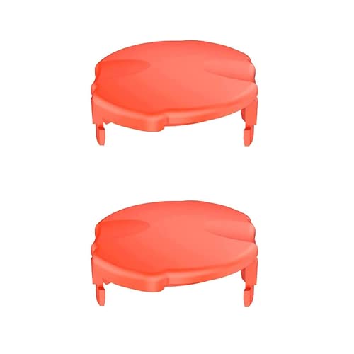 MOECSHSY FLY060 & 505513590 Trimmer-Spulenabdeckung, langlebige Spulenkappe für Flymo, kompatibel mit Flymo Contour XT Contour 500 Spulenabdeckkappen, Ersatz, 2 Stück von MOECSHSY