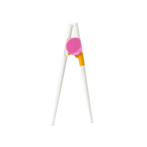 MOEIDO Essstäbchen Learning-Essstäbchen, süßer Anfänger Praktische Essstäbchen, einfach Spaß beim Lernen von Helfer-Essstäbchen ( Color : Pink ) von MOEIDO
