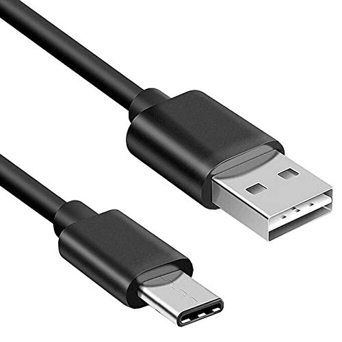 MOELECTRONIX USB 3.1 Typ C Kabel passend für Blackview BV4800 Cubot KingKong Star | mit langem Anschluss PC Computer Type C Datenkabel Ladekabel |USB-C Schwarz von MOELECTRONIX