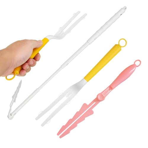 3 Stück Ersatzgriff Set,Schwenkbarer Teleskop,Einstellbare Länge Verlängerter Griff für Staubwedel-Nachfüller,für Decke, Möbel & Ecken,Reinigen & Sauber von MOERAE