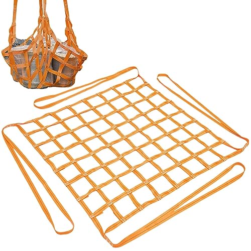 Hebe Hebenetz，Ladung Hängendes Netz，Frachtnetz Material Handhabung Sriemen, Sicherheitsfracht Hängendes Netz, Hangendes Hebenetz,Hängendes Hebe Gepäcknetz Fracht Hebenetze ( Size : 1.5 X 1.5M/Mesh 10c von MOERGO