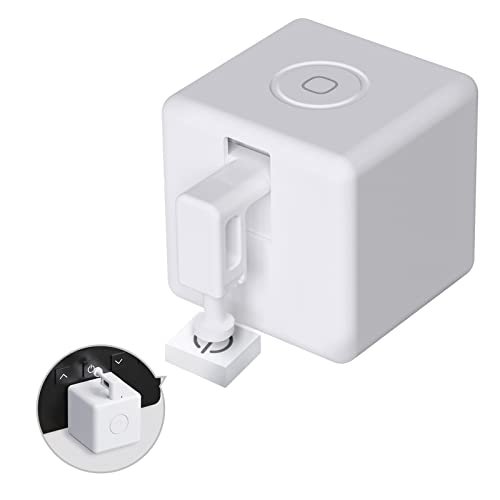 MOES Fingerbot Plus Smart Switch Toggle-Smart Button Pusher Upgrade mit Touch-Steuerung,Kompatibel mit Smart Life App,Erfordert MOES Tuya BLE Hub für Alexa, Google Home und Timer-Steuerung von MOES
