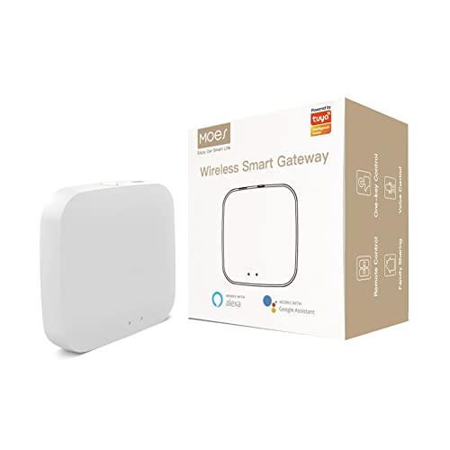 MOES Tuya ZigBee und BLE Multi-Mode Smart Home Gateway WiFi Mesh Hub, Arbeit mit Tuya ZigBee oder BLE Smart Home Produkten, Sprachsteuerung über Alexa Google Home MOES Tuya ZigBee und BLE Multi-Mode Smart Home Gateway WiFi Mesh Hub, Arbeit mit Tuya ZigBee oder BLE Smart Home Produkten, Sprachsteuerung über Alexa Google Home von MOES
