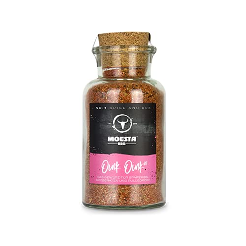 MOESTA-BBQ 10628 Gewürzmischung Oink Oink No. 1 - BBQ-Rub Schwein - Kooperation mit Ankerkraut - Glasinhalt: 225g von MOESTA BBQ EST. 2012
