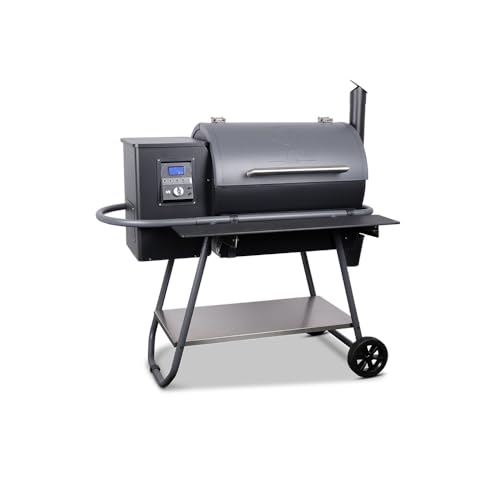 MOESTA-BBQ 19883 Sheriff Pelletgrill - Modell 2024, 2 Grillroste, Zündsystem, 144W, 240V, 310°C - Ablagebrett schwarz von MOESTA BBQ EST. 2012