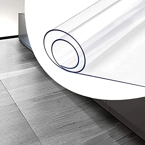 MOGGED 2mm Durchsichtige PVC Bodenschutzmatte, Küche Hartholzböden Oberflächenschutz Pad, wasserdichte Anti-Rutsch-Teppichabdeckmatte, Leicht zu Reinigen (Size : 60cmx100cm(2x3.3 ft)) von MOGGED