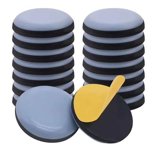Möbelgleiter, 25 mm, 16 Stück, selbstklebend, Premium-Möbelgleiter, schützen Sie Ihre Böden, Universalmöbelgleiter für Esstisch- und Stühle-Set von MOGITO