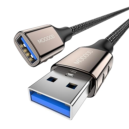 MOGOOD USB 3.0 Extension Cable 2M, 5Gbps USB A Male to Female Extender, Type A Extension Cable for USB Flash Drive, Keyboard, Wifi Adapter, PS4, VR Headsets, Headset, Controller MOGOOD USB 3.0 Extension Cable 2M, 5Gbps USB A Male to Female Extender, Type A Extension Cable for USB Flash Drive, Keyboard, Wifi Adapter, PS4, VR Headsets, Headset, Controller von MOGOOD