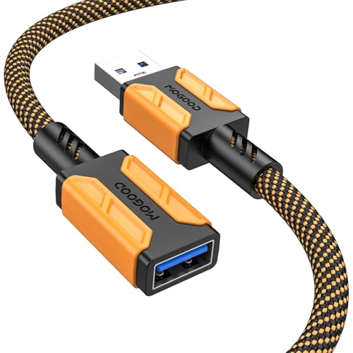 MOGOOD USB 3.0 Verlängerungskabel 1M, 5Gbps High Speed Datenübertragung, Typ A Stecker auf Buchse Datenkabel, Kompatibel mit PC, Laptops, Tablets, MacBook etc MOGOOD USB 3.0 Verlängerungskabel 1M, 5Gbps High Speed Datenübertragung, Typ A Stecker auf Buchse Datenkabel, Kompatibel mit PC, Laptops, Tablets, MacBook etc von MOGOOD