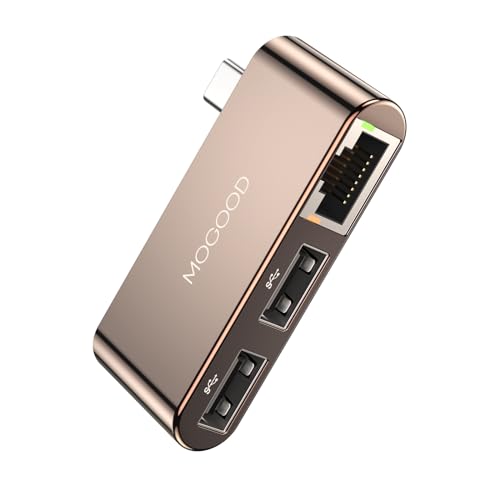 MOGOOD USB C to Ethernet Adapter Type-C Gigabit Ethernet Adapter 1Gbps 3-in-1 USB to RJ45 LAN Network for MacBook Pro/Air, iPhone 15 Pro/Max, Dell XPS, Galaxy S8-S23 and More MOGOOD USB C to Ethernet Adapter Type-C Gigabit Ethernet Adapter 1Gbps 3-in-1 USB to RJ45 LAN Network for MacBook Pro/Air, iPhone 15 Pro/Max, Dell XPS, Galaxy S8-S23 and More von MOGOOD