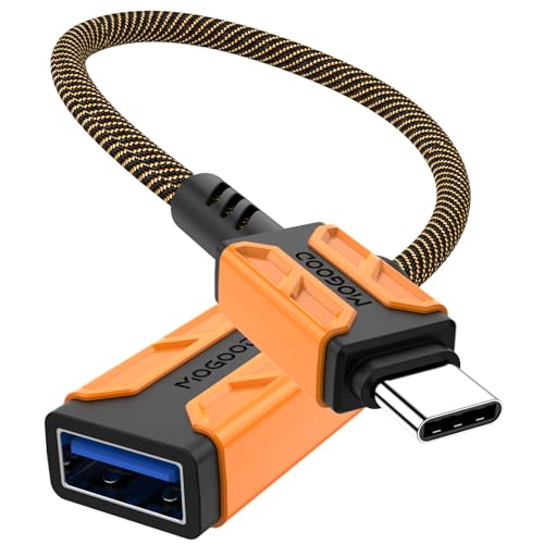 MOGOOD USB C zu USB-Adapter 0.15M, USB Female zu USB C Male Kabel 5Gbps Datenübertragung, Geeignet für iPadPro/Air, iPhone 15 16 PlusPro Max, GalaxyS24 / S23, Laptops, Tablets und andere Geräte. MOGOOD USB C zu USB-Adapter 0.15M, USB Female zu USB C Male Kabel 5Gbps Datenübertragung, Geeignet für iPadPro/Air, iPhone 15 16 PlusPro Max, GalaxyS24 / S23, Laptops, Tablets und andere Geräte. von MOGOOD