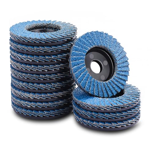 MOGRQAP 12 Stück 76mm Fächerscheiben, Feine Oberfläche Fächerscheibe 40 Korn Winkelschleifer Chleifmopteller Schleifscheiben Flap Disk für Metall Holz Stahl MOGRQAP 12 Stück 76mm Fächerscheiben, Feine Oberfläche Fächerscheibe 40 Korn Winkelschleifer Chleifmopteller Schleifscheiben Flap Disk für Metall Holz Stahl von MOGRQAP