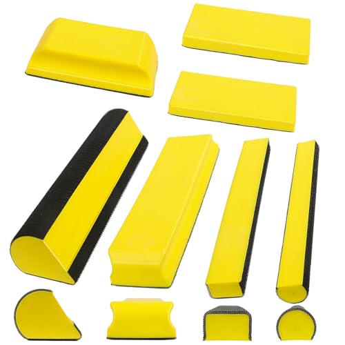 MOGRQAP 7 Stück Manueller Schleifklotz, Handschleifer Schleifblock Set für Holzpolieren und Feinschleifen Handschleifblock MOGRQAP 7 Stück Manueller Schleifklotz, Handschleifer Schleifblock Set für Holzpolieren und Feinschleifen Handschleifblock von MOGRQAP
