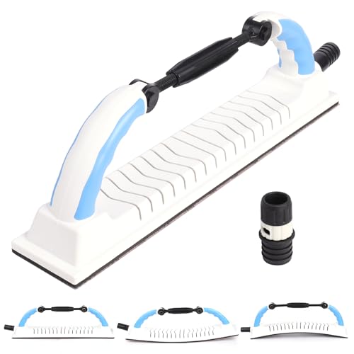 MOGRQAP Handschleifer mit Absaugung, 70x 400mm Handschleifblock Flexibel Ohne Staublöcher Rigips Schleifer Schleifklotz mit Klett Schleifblock Werkzeug für Staubabsaugung Schleifen MOGRQAP Handschleifer mit Absaugung, 70x 400mm Handschleifblock Flexibel Ohne Staublöcher Rigips Schleifer Schleifklotz mit Klett Schleifblock Werkzeug für Staubabsaugung Schleifen von MOGRQAP