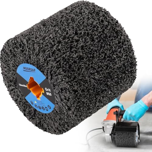 MOGRQAP Schleifwalze Bürste 120 x 100 x 19 mm Körnung 60 Schleifhülsen, Schleifrolle Bürste Schleifwalzen für Satiniermaschine Holz Metall Oberfläche Polieren MOGRQAP Schleifwalze Bürste 120 x 100 x 19 mm Körnung 60 Schleifhülsen, Schleifrolle Bürste Schleifwalzen für Satiniermaschine Holz Metall Oberfläche Polieren von MOGRQAP