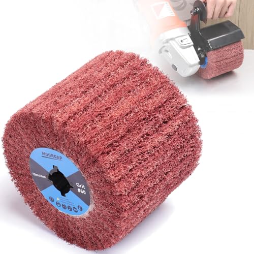 MOGRQAP Schleifwalze Bürste Körnung 60 Schleifhülsen, Schleifrolle Bürste Schleifwalzen für Satiniermaschine Bürstmaschine Holz Metall Oberfläche Polieren MOGRQAP Schleifwalze Bürste Körnung 60 Schleifhülsen, Schleifrolle Bürste Schleifwalzen für Satiniermaschine Bürstmaschine Holz Metall Oberfläche Polieren von MOGRQAP