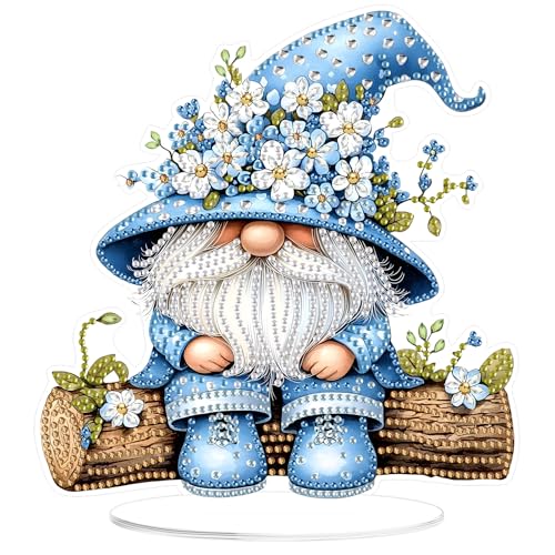 MOGTAA 5D Diamond Painting Zwerg Desktop Deko für Erwachsene Kinder, Blume Diamond Painting Tisch Deko Set, DIY Diamant Painting Bilder Bastelset Kreativ Set für Zimmer Büro Desktop MOGTAA 5D Diamond Painting Zwerg Desktop Deko für Erwachsene Kinder, Blume Diamond Painting Tisch Deko Set, DIY Diamant Painting Bilder Bastelset Kreativ Set für Zimmer Büro Desktop von MOGTAA