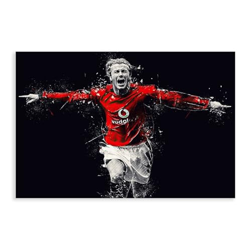 MOHTOY David Beckham Poster, Fußball-Poster, 39 cm, Leinwandposter, Wandkunst, Dekordruck, Gemälde für Wohnzimmer, Schlafzimmer, Dekoration, ungerahmt, 50 x 75 cm MOHTOY David Beckham Poster, Fußball-Poster, 39 cm, Leinwandposter, Wandkunst, Dekordruck, Gemälde für Wohnzimmer, Schlafzimmer, Dekoration, ungerahmt, 50 x 75 cm von MOHTOY