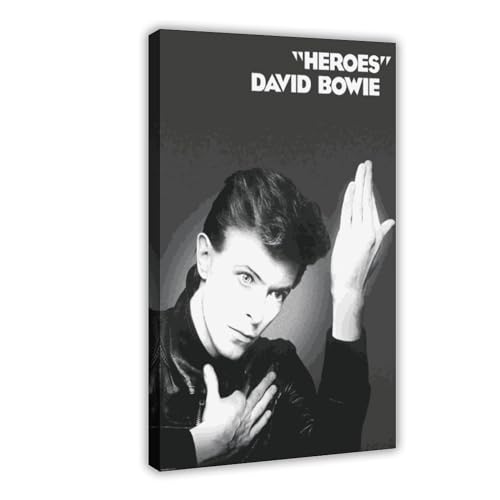 MOHTOY David Bowie Poster 92, Leinwand-Poster, Schlafzimmer-Dekor, Sportlandschaft, Büro, Raumdekoration, Geschenk, Rahmen-Stil, 40 x 60 cm MOHTOY David Bowie Poster 92, Leinwand-Poster, Schlafzimmer-Dekor, Sportlandschaft, Büro, Raumdekoration, Geschenk, Rahmen-Stil, 40 x 60 cm von MOHTOY