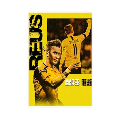 MOHTOY Fußballstar-Poster, Marco Reus, Poster, 33 Stück, Leinwand-Poster, Schlafzimmer-Dekor, Sportlandschaft, Büro, Raumdekoration, Geschenk, ungerahmt, 40 x 60 cm MOHTOY Fußballstar-Poster, Marco Reus, Poster, 33 Stück, Leinwand-Poster, Schlafzimmer-Dekor, Sportlandschaft, Büro, Raumdekoration, Geschenk, ungerahmt, 40 x 60 cm von MOHTOY
