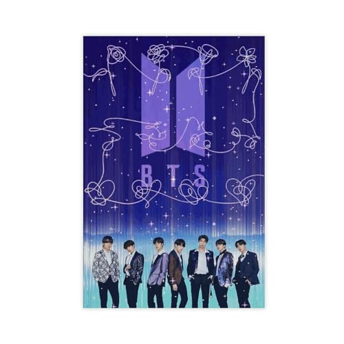 MOHTOY K-Pop BTS Poster, 10 Leinwand-Poster, Wandkunst, Dekordruck, Bild, Gemälde für Wohnzimmer, Schlafzimmer, Dekoration, ungerahmt, 50 x 75 cm MOHTOY K-Pop BTS Poster, 10 Leinwand-Poster, Wandkunst, Dekordruck, Bild, Gemälde für Wohnzimmer, Schlafzimmer, Dekoration, ungerahmt, 50 x 75 cm von MOHTOY