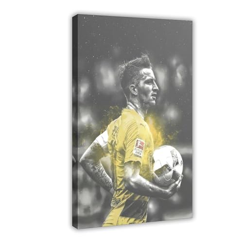 MOHTOY Poster mit Fußballstar-Motiv Marco Reus, 22 Stück, Leinwandposter, Wandkunst, Dekordruck, Bild, Gemälde für Wohnzimmer, Schlafzimmer, Dekoration, Rahmen-Stil, 50 x 75 cm MOHTOY Poster mit Fußballstar-Motiv Marco Reus, 22 Stück, Leinwandposter, Wandkunst, Dekordruck, Bild, Gemälde für Wohnzimmer, Schlafzimmer, Dekoration, Rahmen-Stil, 50 x 75 cm von MOHTOY