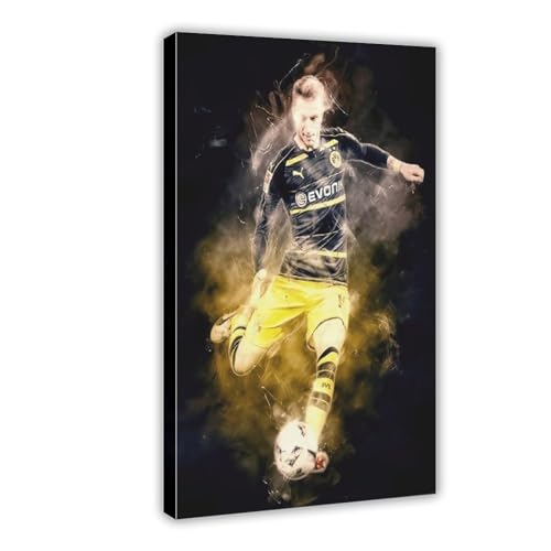 MOHTOY Poster mit Fußballstar-Motiv Marco Reus, 43, Leinwandposter, Wandkunst, Dekordruck, Bild Gemälde für Wohnzimmer, Schlafzimmer, Dekoration, Rahmen-Stil, 30 x 45 cm MOHTOY Poster mit Fußballstar-Motiv Marco Reus, 43, Leinwandposter, Wandkunst, Dekordruck, Bild Gemälde für Wohnzimmer, Schlafzimmer, Dekoration, Rahmen-Stil, 30 x 45 cm von MOHTOY
