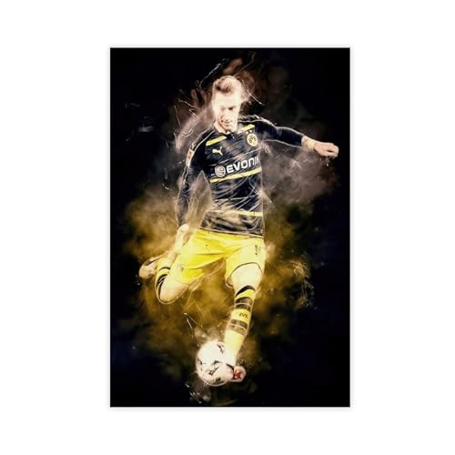 MOHTOY Poster mit Fußballstar-Motiv Marco Reus, 43 Stück, Leinwandposter, Wandkunst, Dekordruck, Bild, Gemälde für Wohnzimmer, Schlafzimmer, Dekoration, ungerahmt, 40 x 60 cm MOHTOY Poster mit Fußballstar-Motiv Marco Reus, 43 Stück, Leinwandposter, Wandkunst, Dekordruck, Bild, Gemälde für Wohnzimmer, Schlafzimmer, Dekoration, ungerahmt, 40 x 60 cm von MOHTOY