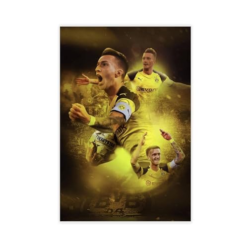 MOHTOY Poster mit Fußballstar-Motiv Marco Reus, 58 Stück, Leinwandposter, Wandkunst, Dekordruck, Bild, Gemälde für Wohnzimmer, Schlafzimmer, Dekoration, ungerahmt, 50 x 75 cm MOHTOY Poster mit Fußballstar-Motiv Marco Reus, 58 Stück, Leinwandposter, Wandkunst, Dekordruck, Bild, Gemälde für Wohnzimmer, Schlafzimmer, Dekoration, ungerahmt, 50 x 75 cm von MOHTOY