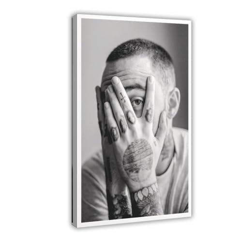 Rapper Mac Miller-Poster, 22 Stück, Leinwand-Poster, Wandkunst, Dekordruck, Bild Gemälde für Wohnzimmer, Schlafzimmer, Dekoration, Rahmen-Stil, 40 x 60 cm Rapper Mac Miller-Poster, 22 Stück, Leinwand-Poster, Wandkunst, Dekordruck, Bild Gemälde für Wohnzimmer, Schlafzimmer, Dekoration, Rahmen-Stil, 40 x 60 cm von MOHTOY