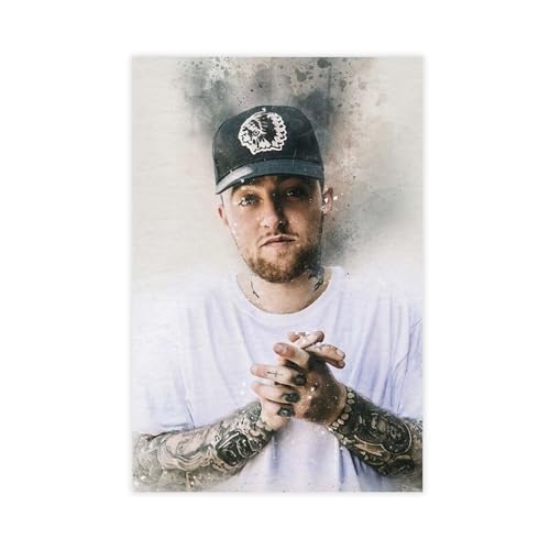 Rapper Mac Miller-Poster auf Leinwand, Schlafzimmer, Dekoration, Sportlandschaft, Büro, Raumdekoration, Geschenk, ungerahmt, 60 x 90 cm Rapper Mac Miller-Poster auf Leinwand, Schlafzimmer, Dekoration, Sportlandschaft, Büro, Raumdekoration, Geschenk, ungerahmt, 60 x 90 cm von MOHTOY