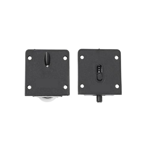 1/4 Paar Möbel-Schiebetür-Rollenschrank-Kleiderschrank-Rollenfeder-Schieberad mit Lagern Möbelzubehör für Schiebetüren(1Pair) von MOHUIED
