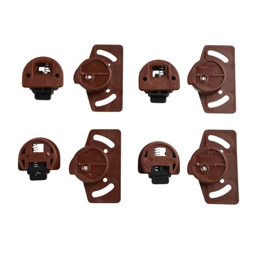 4set/8set Schiebetür Pulley Rad Kleiderschrank Läufer Schrank Moving Bottom LowerRoller Möbel Schiebetür Zahnrad Hardware für Schiebetüren(4 Pair) von MOHUIED