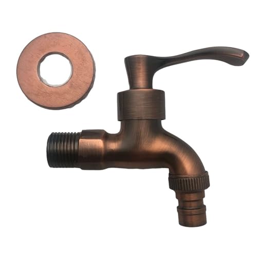 Antike Messing Becken Wasserhahn Küche Garten Wand Montiert Toilette Bad Mopp fürs Badezimmer(Color1) von MOHUIED