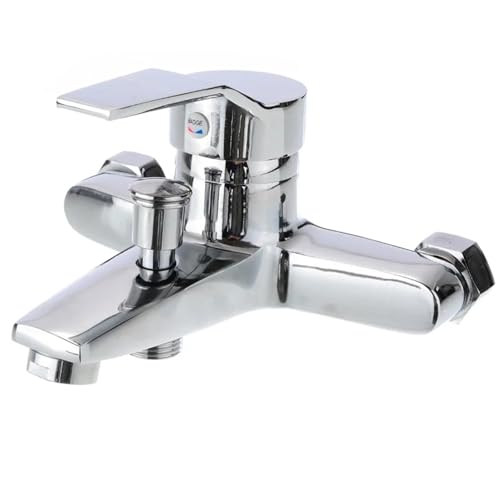 Badezimmer-Waschtischmischer Wasserhahn, Spültischarmatur, Wandmontage, Warm- und Kaltwassermischer, hochwertiger, Duscharmatur-Set fürs Badezimmer(G3/8) von MOHUIED