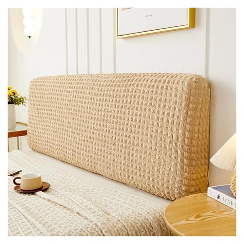 MOHUIED Einfache Nachttischabdeckung Elastischer All-Inclusive-Schutz Kopfteilbezug Schlafzimmer Bettkissenbezug Wohndekoration für gepolsterte Schlafzimmer Kopfteil(Color7,1-1.3meter) von MOHUIED