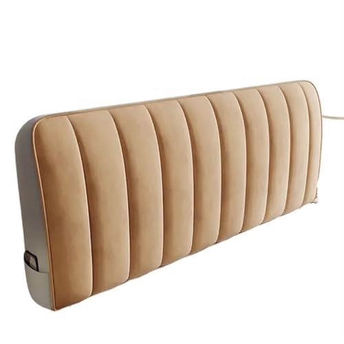 MOHUIED Four Seasons Soft Velvet Nachttischbezug Home Cotton Interlayer Kopfteil Rückenkissen Bett Kopfschutzbezug für gepolsterte Schlafzimmer Kopfteil(Color 3,W120 x H75cm) von MOHUIED