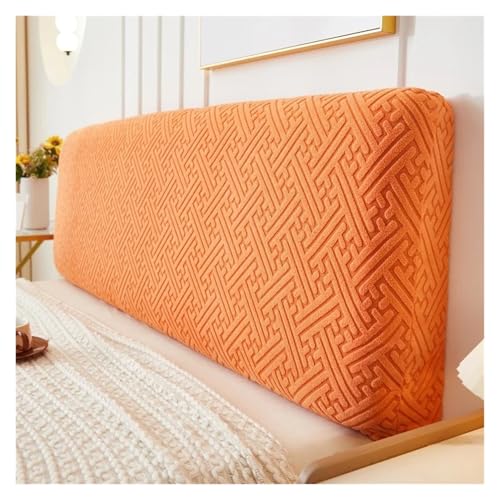 MOHUIED Jacquard-Kopfteilbezug mit Webmuster, einfarbiger Nachttischbezug, allumfassender elastischer Bezug for die Schlafzimmerdekoration für gepolsterte Schlafzimmer Kopfteil(Color15,W220xH60cm) von MOHUIED