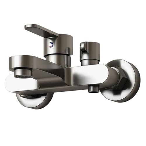 Mischventil, Warm- und Kaltwasserhahn, Düsenschalter aus Kupfer, Dreifach-Mischbrausehahn for Badezimmer fürs Badezimmer(Color2) von MOHUIED