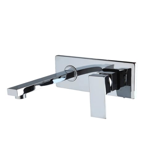 Vergoldet Waschbecken Wasserhahn Wand Montiert Tap Verdeckte Kran Heißer fürs Badezimmer(Color 3) von MOHUIED