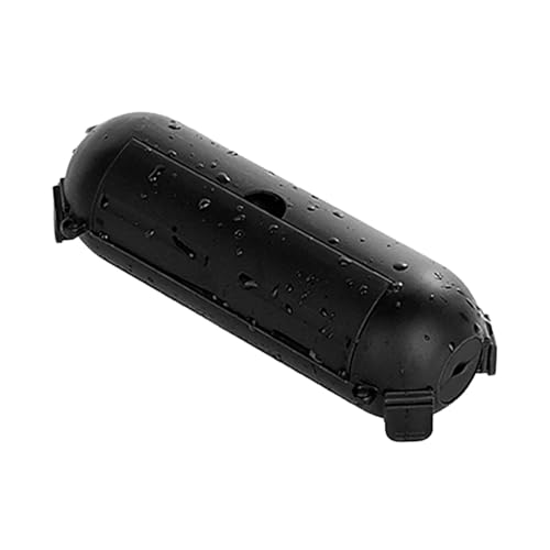 Verlängerungskabelabdeckung for den Außenbereich mit Aufhängeloch, Kabelanschlussschutz, wasserdichte Anschlussdose for Stromkabel für die Verwendung im Innenbereich(Black 1PCS) von MOHUIED